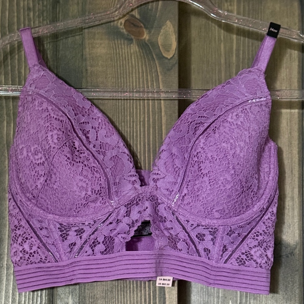 Victoria's Secret Lavender Lace Bralette